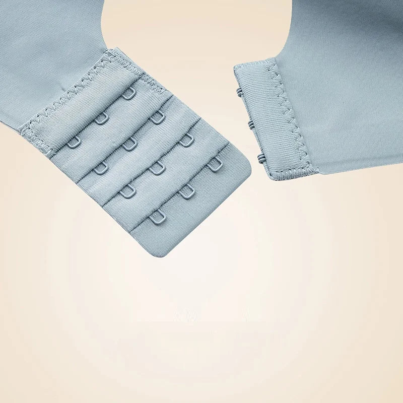 Seamless Thin Soft Deep V-Neck Push-Up Bra